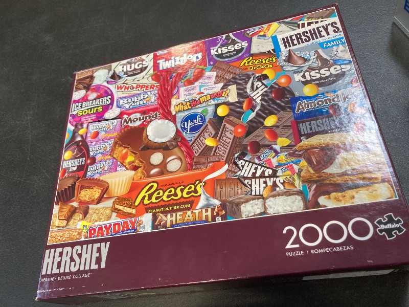 Photo 1 of Buffalo Games - Hershey - Hershey Deluxe Collage - 2000 Piece Jigsaw Puzzle for Adults -Challenging Puzzle Perfect for Game Nights - Finished Size is 38.50 x 26.50