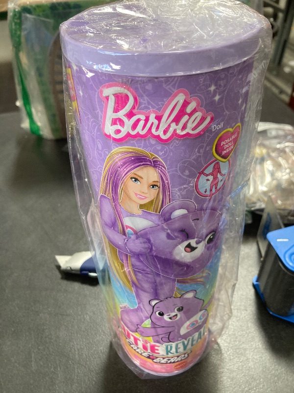 Photo 1 of Barbie Cutie Reveal Doll & Accessories, Care Bears Series with Share Bear Costume & 10 Surprises Including Color Change & Mini Bear