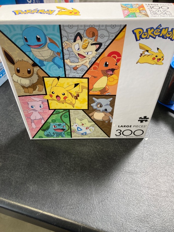 Photo 1 of Buffalo Games - Pokemon- Kanto Companions - 300 Piece Jigsaw Puzzle for Adults -Challenging Puzzle Perfect for Game Nights - Finished Size is 21.25 x 15.00