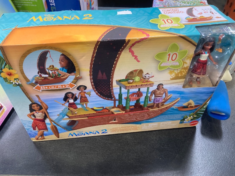 Photo 1 of Mattel Disney Moana 2 Moana’s Adventure Canoe
