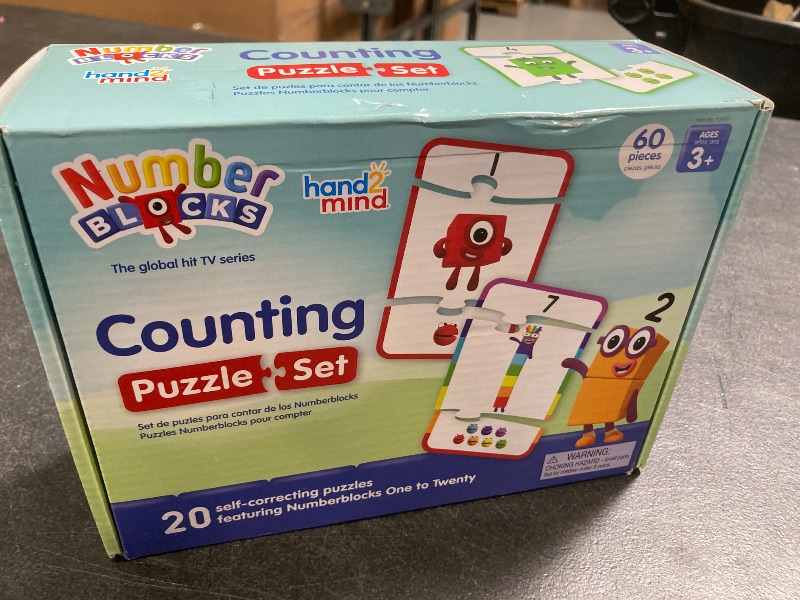 Photo 1 of hand2mind Numberblocks Counting Puzzle Set, Number Puzzle, Counting Games for Kids Ages 3-5, Numbers for Toddlers, Math Games for Kids, Matching Game, Educational Toys, Preschool Learning Activities