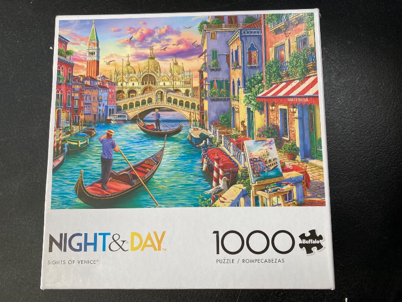 Photo 1 of Buffalo Games - Image World - Sights of Venice - 1000 Piece Jigsaw Puzzle for Adults -Challenging Puzzle Perfect for Game Nights - Finished Size is 26.75 x 19.75