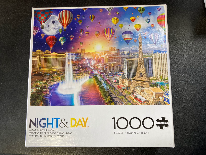 Photo 1 of Buffalo Games - Lars Stewart - Vegas Balloon Show - 1000 Piece Jigsaw Puzzle for Adults -Challenging Puzzle Perfect for Game Nights - Finished Size is 26.75 x 19.75