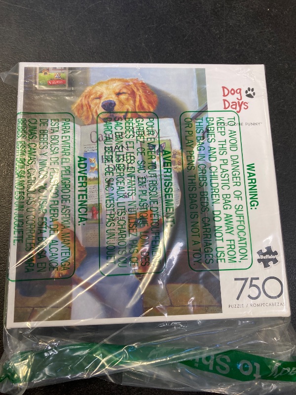 Photo 1 of Buffalo Games - Dog Gone Funny - 750 Piece Jigsaw Puzzle Multicolor, 24"L X 18"W
