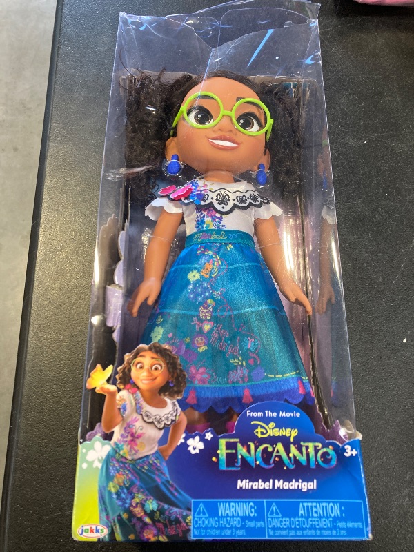 Photo 1 of Disney Encanto Mirabel - 14 Inch Articulated Fashion Doll with Glasses & Shoes
