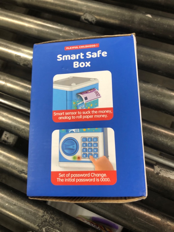 Photo 1 of Pink Piggy Bank for Kids with Password Code Lock and Auto Grab Bill Slot, PhilaeEC Real Money Cash Coin Can Saving Box Electronic Money Safe Bank, Hot Gift for 4 7 8 9 10 11 Year Old Boys Girls