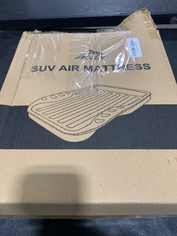Photo 1 of AKUDY Self-Inflating SUV Air Mattress with Built in Electric Pump?car air Mattress with Pillow for Trunk?Portable car Mattress for Travle and Camping, Black
