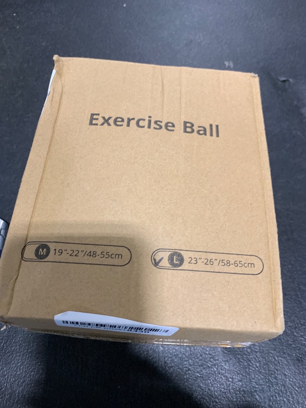 Photo 1 of GalSports Yoga Ball Exercise Ball for Working Out, Anti-Burst and Slip Resistant Stability Ball, Swiss Ball for Physical Therapy, Balance Ball Chair, Home Gym Fitness