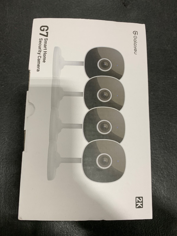 Photo 1 of Indoor Cameras for Home Security 2K, Galayou Wireless WiFi Baby Camera Monitor with Two-Way Audio, Home Cameras with APP for Phone, Smart Siren, Works with Alexa/Google Home(G7-4PACK)