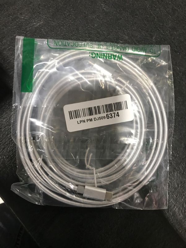 Photo 1 of METZONIC USB C Cable 2 Pack, Type C to Type C Metal Braided Charging Cable 6.6 Ft PD 65W Fast Charge Data Sync Transfer Cord