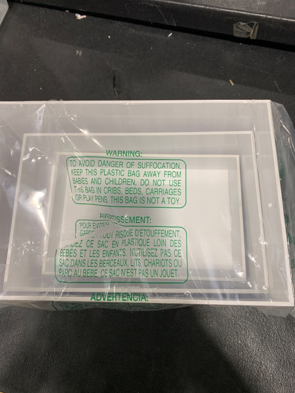 Photo 1 of 3 Pack White Buffet Food Risers, Step 12” 11”10” Large Size Acrylic Cube Box Display for Dessert Table Display Set Food Drink Collectibles Jewelry Figures, Display Stands for Retail Vendor Events,5 Side, Rectangle