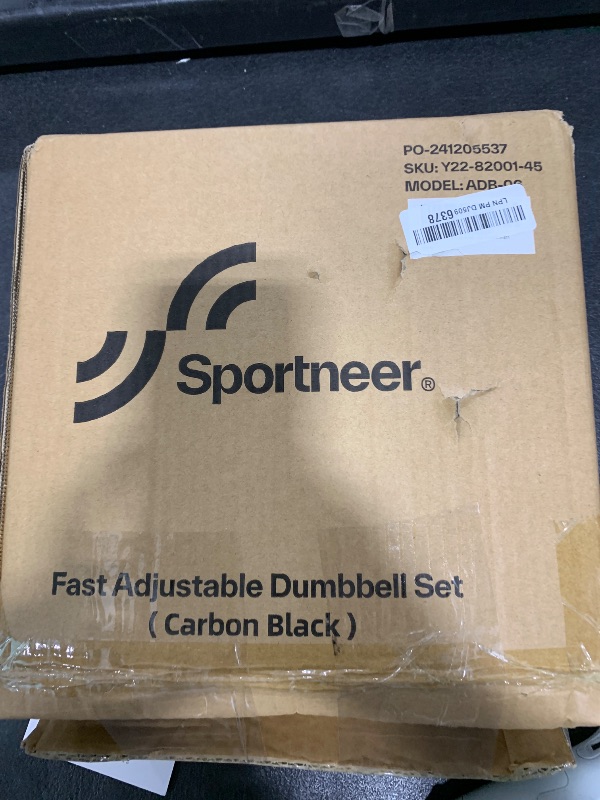 Photo 1 of Adjustable Dumbbells Hand Weights Set: Sportneer 1 Pair 0.9-4.5KG (0.9-2.3KG) Fast Adjust Dumbbell Weight 6 In 1 Free Weights Barbells For Women Men Home Gym Workout Exercise Strength Training