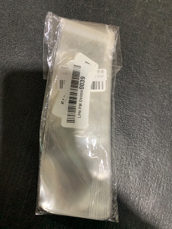 Photo 1 of 100 Pcs Cellophane Bags, 2x6 Inches Self Sealing Treats Bags, Pretzels Individual Bags, Clear Cellophane Bags for Pretzel Rods Candies Snacks Cookies