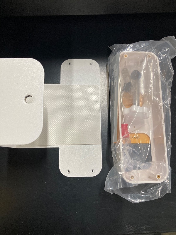 Photo 1 of ***DOORBELL MOUNT ONLY ...DOORBELL NOT INCLUDED***

Blink Doorbell Mount, Anti-Theft Blink Video Doorbell Door Mount Bracket No Drilling, Not Block Doorbell Motion Sensor, Easy to Install, Fit for Blink Doorbell Camera (White)