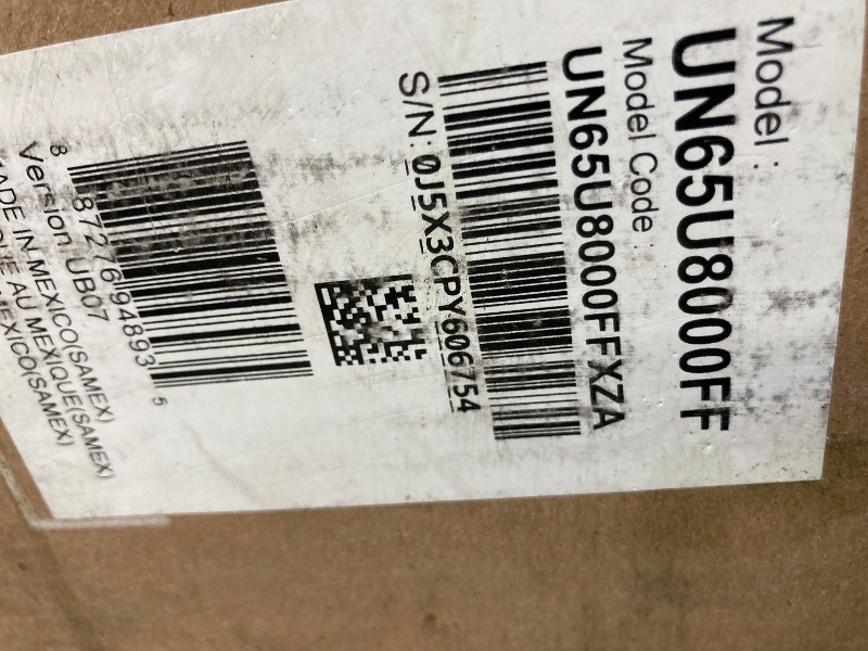 Photo 1 of Samsung 65-Inch Class Crystal UHD U8000F 4K Smart TV (2025 Model) Endless Free Content, Crystal Processor 4K, MetalStream Design, Knox Security, Alexa Built-in