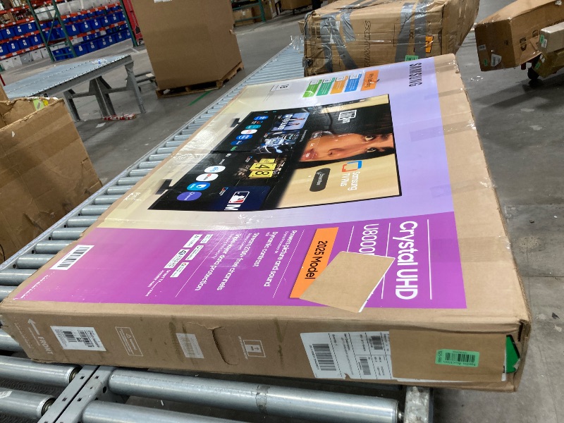 Photo 1 of Samsung 65-Inch Class Crystal UHD U8000F 4K Smart TV (2025 Model) Endless Free Content, Crystal Processor 4K, MetalStream Design, Knox Security, Alexa Built-in