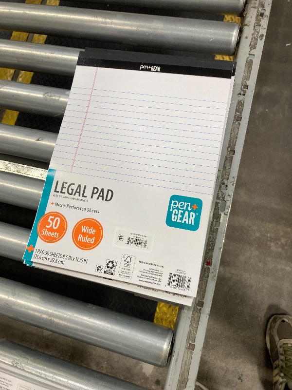 Photo 1 of 50 sheet legal pad wide ruled (7 pack)