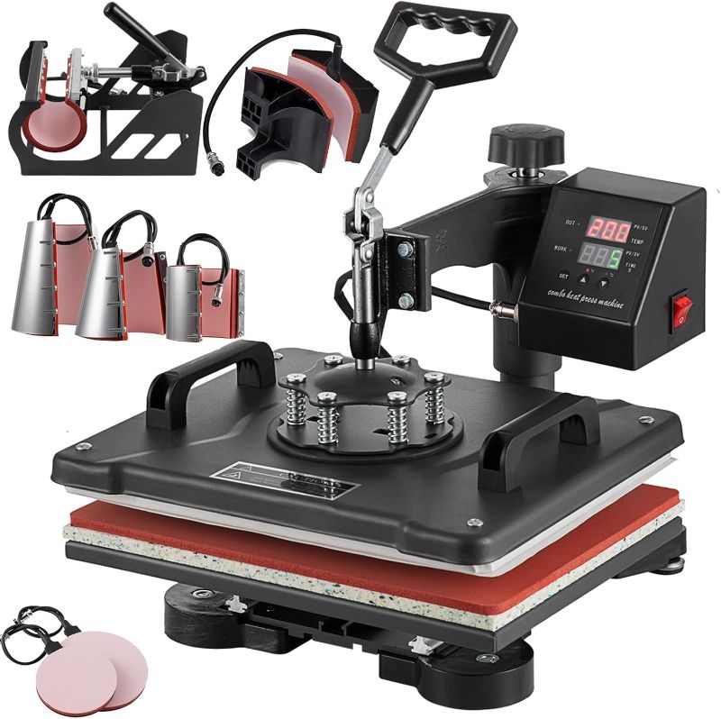 Photo 1 of 8 in 1 Heat Press Machine 12x15 inch