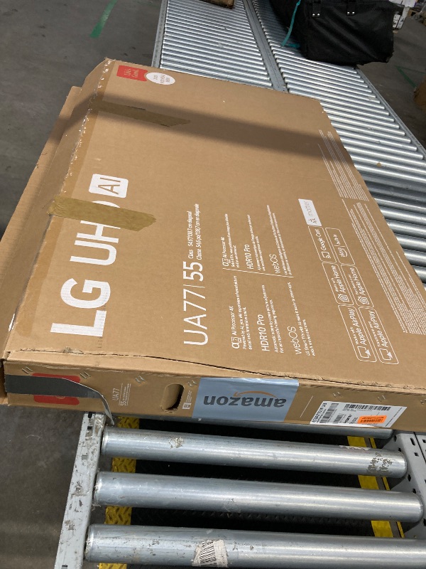 Photo 1 of LG 55-Inch Class UHD AI 4K UA77 Series Smart TV w/AI Sound Pro, HDR10, 4K Super Upscaling, Filmmaker Mode, Wow Orchestra, Compatible with Alexa (55UA7700PUB, 2025)