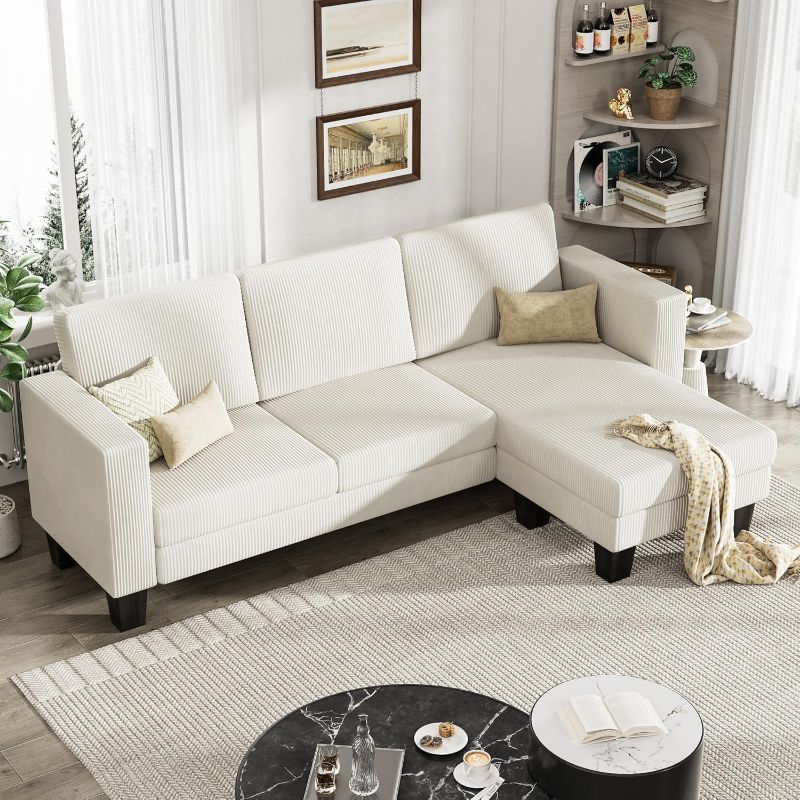 Photo 1 of  L-Shaped Convertible Sectional 