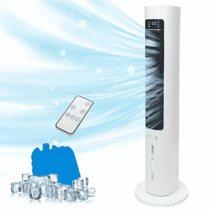 Photo 1 of 40" Evaporative Air Cooler with Remote, Portable Air Conditioner with 3 Modes, Quiet Evaporative Cooler 70° Oscillation Equipped Aroma Box
