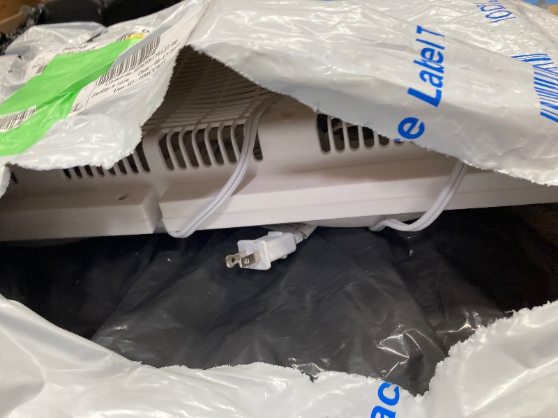 Photo 1 of 9" Twin Window fan with Remote Control, 3 Speed Bedroom window fan reversible Airflow Exhaust and Intake Quiet Operation, Fan Window Easy to install
