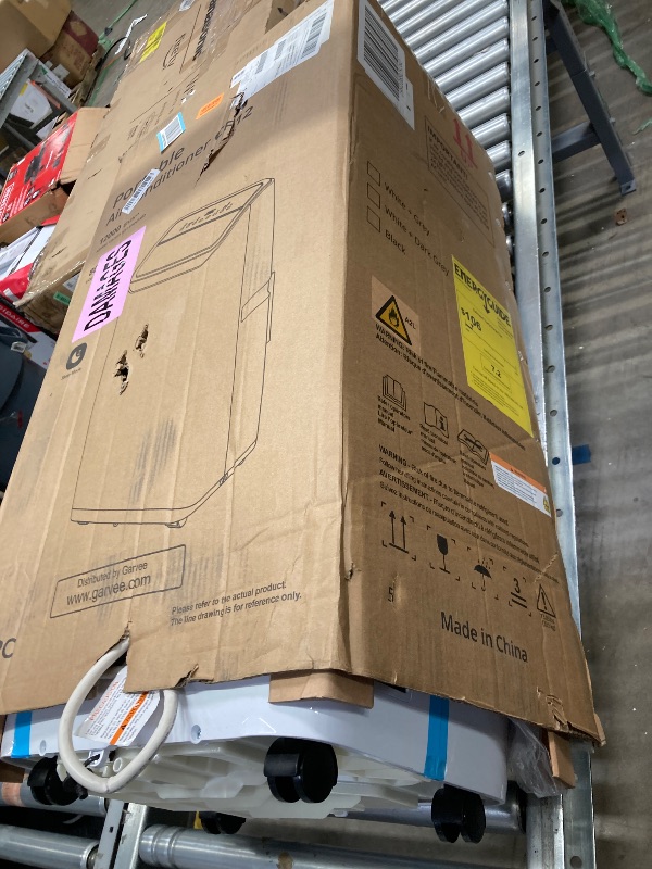 Photo 1 of 12000 BTUs Portable Air Conditioner Unit - Cools Rooms Up to 750 Sq. Ft., Remote Control, Sleep Mode, 24Hrs Timer, Quiet Operation