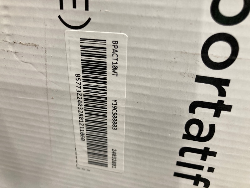 Photo 1 of ***SELLING AS PARTS -NOT WORKING PROPERLY***

BLACK+DECKER 10,000 BTU Portable Air Conditioner for Rooms up to 450 Sq. with Remote Control, White
