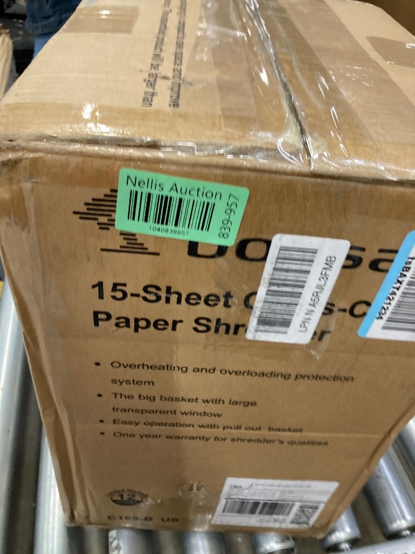 Photo 1 of 14-Sheet Cross-Cut Paper Shredder 30 mins Continuous Running Time