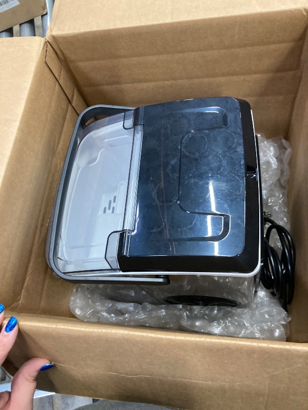 Photo 1 of **PARTS ONLY**Nugget Ice Makers Countertop, Pellet Ice Maker Machine with Soft Chewable Ice, 34lbs/Day, One-Click Operation, Pebble Ice Maker Countertop with Self-Cleaning for Home/Office/RV/Camping, Silver