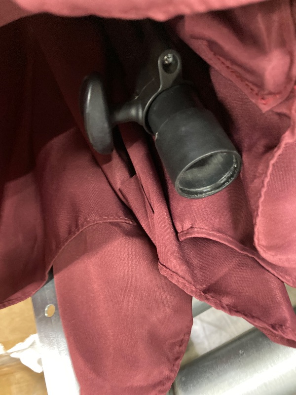Photo 1 of ***MISSING POLE ***
JUSTLET 7.5FT OutdoorPatio Market Umbrella, Burgundy ***(NO POLE, NOT IN PACKAGING, NOT IN BOX)***