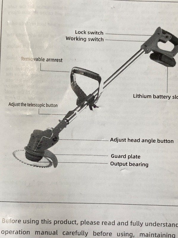Photo 1 of ***SELLING AS PARTS ONLY*** TRIMMER (USED, SOME SCUFFS/SCRATCHES, BOX RIPPED/TORN EXACT STOCK PHOTO NOT AVAILABLE)***