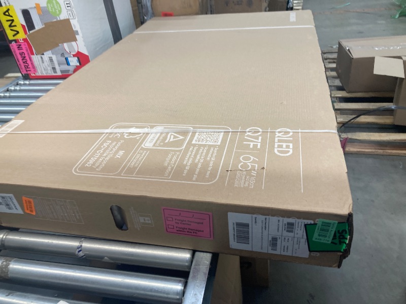 Photo 1 of **PARTS ONLY**Samsung 65-Inch Class QLED Q7F Series Samsung Vision AI Smart TV (2025 Model, 65Q7F) Quantum HDR, Object Tracking Sound Lite, Q4 AI Gen1 Processor, 4K upscaling, Gaming Hub, Alexa Built-in