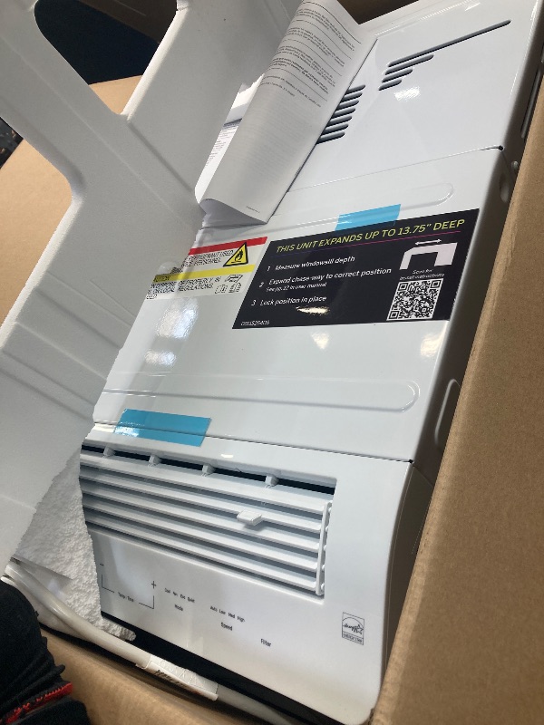 Photo 1 of ***PARTS ONLY***
Profile PHNT10CC Clearview Air Conditioner 10,300, Inverter Technology, Ultra Quiet, Medium Rooms up to 450 Sq. FT, Full Window View with Easy Installation, Energy-Efficient Cooling, 10300 BTU, White