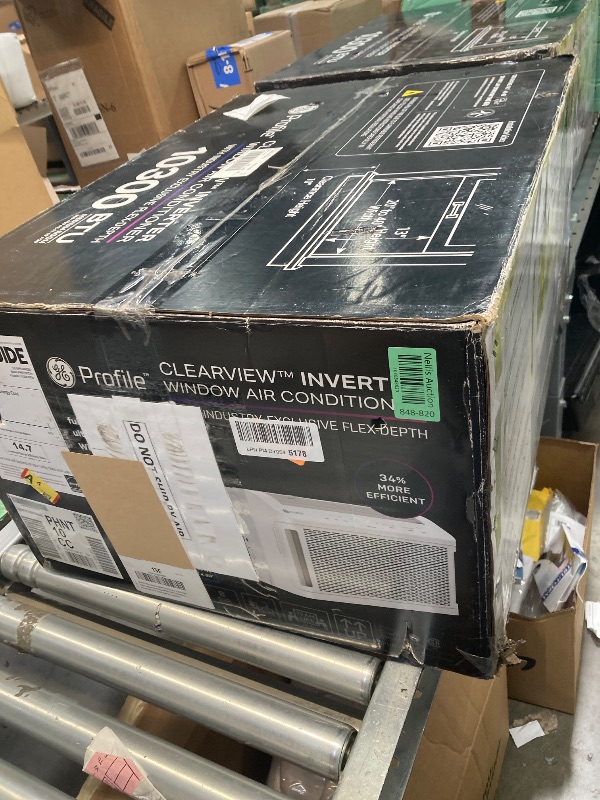 Photo 1 of ***PARTS ONLY***
Profile PHNT10CC Clearview Air Conditioner 10,300, Inverter Technology, Ultra Quiet, Medium Rooms up to 450 Sq. FT, Full Window View with Easy Installation, Energy-Efficient Cooling, 10300 BTU, White