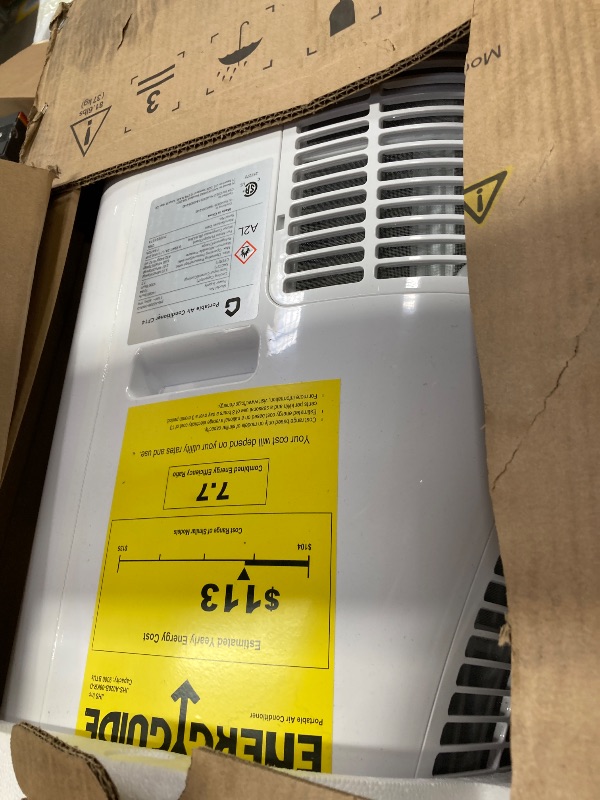 Photo 1 of 14000 BTU Portable Air Conditioner 3-In-1 AC Unit with Cooling, Dehumidifier, Fan, Low noise, Cools Room Up 750 Sq. Ft, Remote Control, Sleep Mode, 24H Timer, for Home, Office and RV