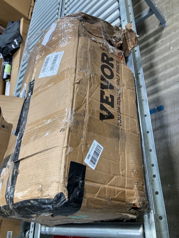 Photo 1 of VEVOR Hydraulic Lift Table Cart, 330lbs Load Capacity 50 Inch Lifting Height, Manual Single Scissor Lift Table with Non-Slip Pad and 4 Wheels, Hydraulic Scissor Cart for Material Handling, Orange