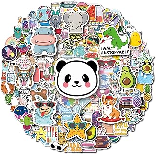 Photo 1 of 100PCS Cute Stickers Pack, Kawaii Sticker for Kids Teens Adults Glueewee Vinyl Waterproof Stickers for Water Bottles Laptop Phone