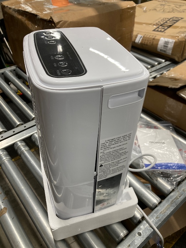Photo 1 of 1500 Sq.ft Dehumidifier for Basement, PlUSCENT Max 21 Pint/Day Dehumidifiers for Home, Large Room, Bedroom with Drain Hose, Smart Humidity Control & Monitor, 3 Operation Modes, 24H Timer, Auto Defrost
