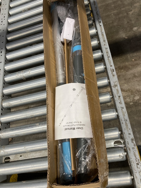 Photo 1 of ***(SELLING AS PARTS ONLY, MISSING PARTS, NO BRUSHES & NO POLE)***
Rechargeable Cordless Pool Vacuum - Lightweight Stick Handheld Cleaner for Hot Tubs, Spas, Above Ground Pools - Efficient Sand & Debris Removal (Blue)