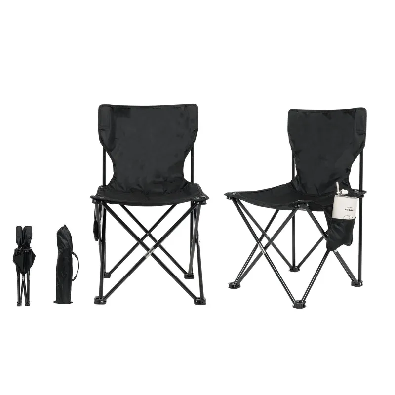 Photo 1 of **ONLY ONE CHAIR**OldPAPA 1 Pack Folding Camping Chair with Cup Holder,15.7" Aluminum Alloy Frame Compact Lawn Outdoor Beach Portable chair,Ultra Durable Camping Chairs for Hiking Beach Lawn Walking Fishing
