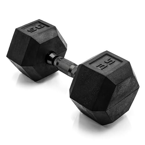 Photo 1 of 1 CAP Barbell 35 LB Coated Hex Dumbbell Weight with Black Handle