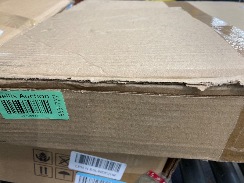 Photo 1 of **SOME DAMAGE TO CORNERS**Keter City 30 Gallon Resin Deck Box for Patio Furniture, Pool Accessories, and Storage for Outdoor Toys, Brown