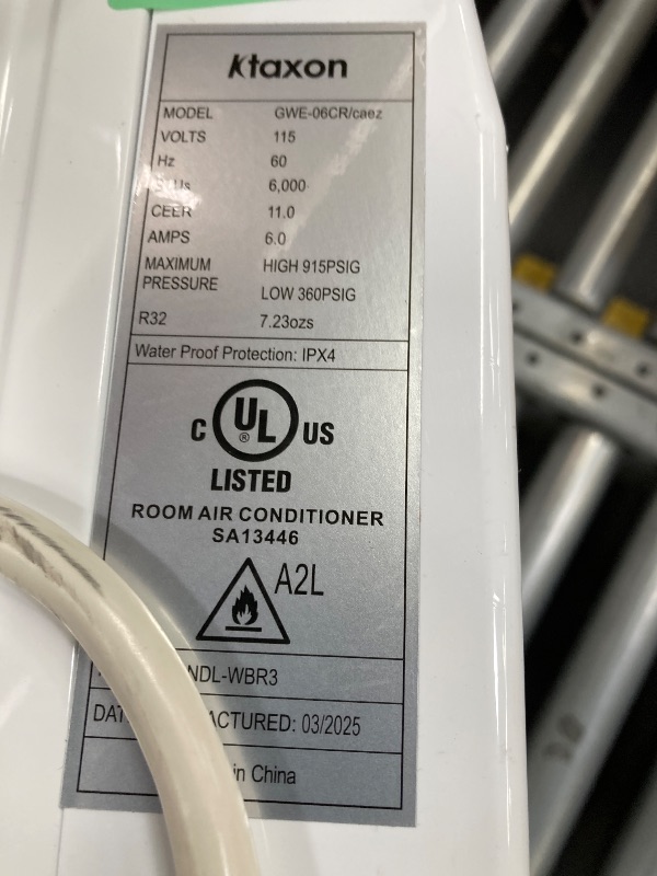 Photo 1 of ***(MISSING REMOTE, NOT IN BOX, NOT IN ORIGINAL PACKAGING)***
Ktaxon 18000BTU Window Air Conditioner With WiFi and Eco Mode for Medium Rooms