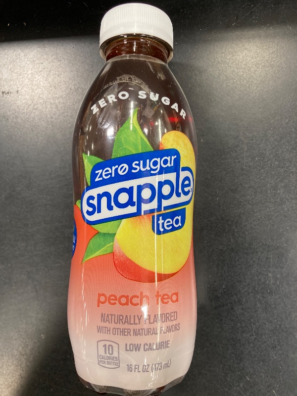 Photo 1 of 15 Pack, Snapple Diet Iced Tea, Peach, 16 fl oz
