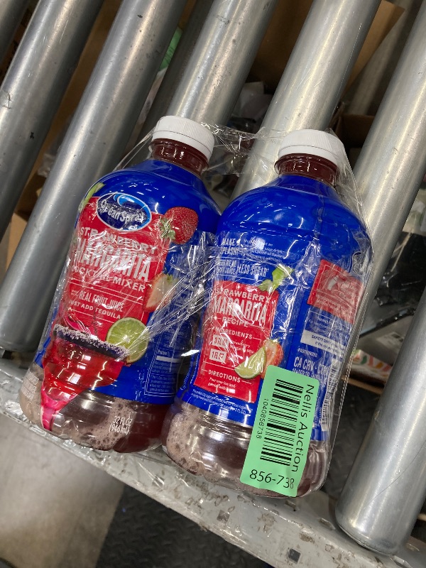 Photo 1 of 2 Pack Ocean Spray® Strawberry Margarita Cocktail Mixer, Drink Mixer Made with Real Fruit Juice, 32 Fl Oz Bottle