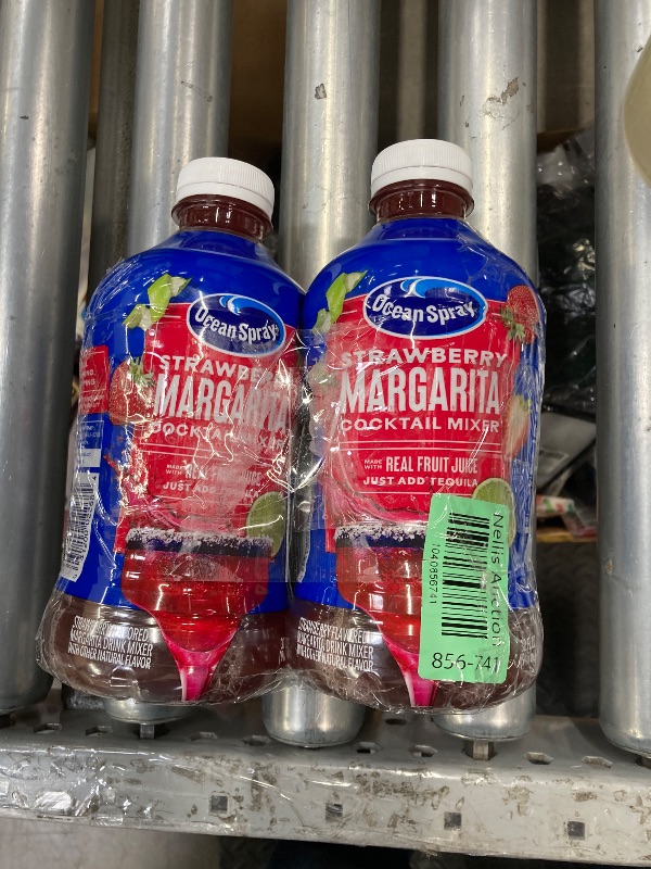 Photo 1 of 2 Pack Ocean Spray® Strawberry Margarita Cocktail Mixer, Drink Mixer Made with Real Fruit Juice, 32 Fl Oz Bottle