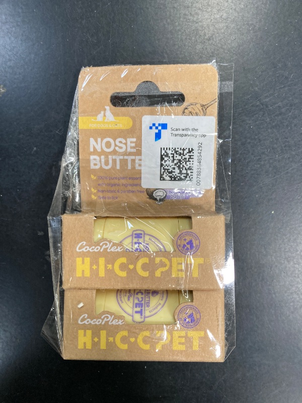 Photo 1 of 2 Pack HICC PET Nose Balm for Dog & Cat - Moisturizes Repairs Soothes Dry/Cracked Nose - Dogs Snout Soother with Fermented Coconut Oil, Dog Nose Butter Daily Care & Protection - All Natural & Lick Safe