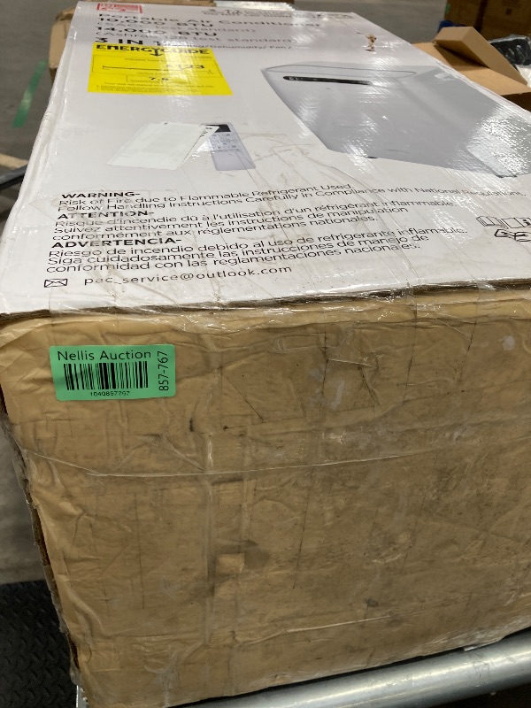 Photo 1 of 14000 BTU Portable Air Conditioners,Cools Up to 700 Sq.Ft,Portable AC Unit with Remote Control,Cooling,Fan,Dehumidification,Sleep Mode& Installation Kits for Large Rooms,White