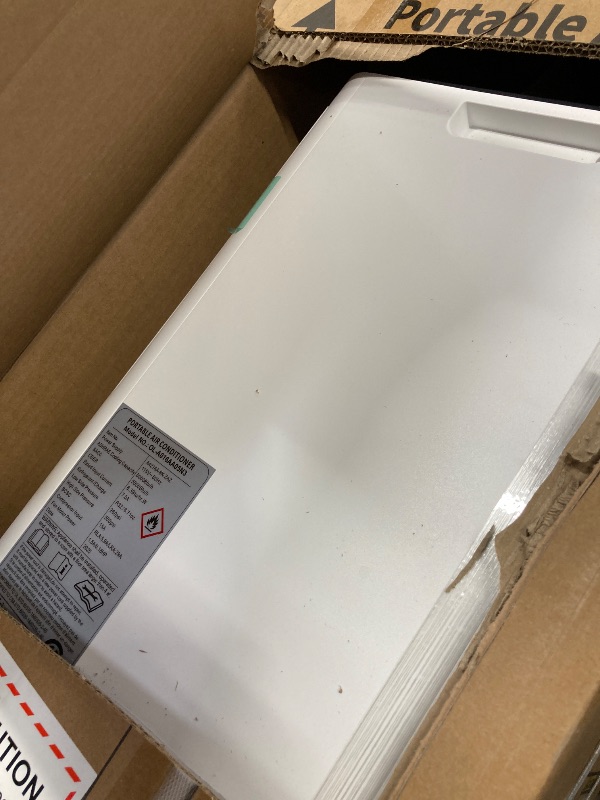 Photo 1 of 12,000 BTU Portable Air Conditioners - 3-in-1 Cooling Unit with Dehumidifier, Fan & AC Modes - Ac Units Cools Up to 550 Sq.Ft - 24-Hour Timer, Remote Control & Window Kit Included - White